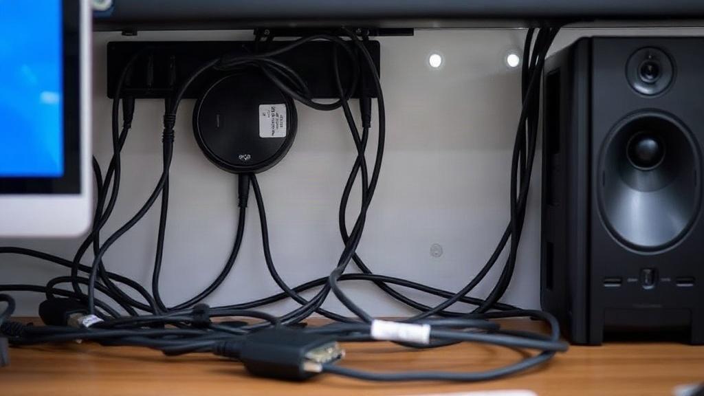 Proste sposoby na organizację kabli i przewodów elektrycznych za biurkiem. Jak szybko wdrożyć porządek w jeden wieczór Proste sposoby na organizację kabli i przewodów elektrycznych za biurkiem. Jak szybko wdrożyć porządek w jeden wieczór